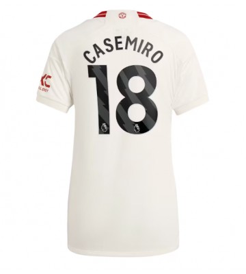 Manchester United Casemiro #18 Kolmaspaita Naisten 2023-24 Lyhyet Hihat